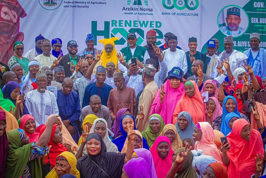 The flag-off of the Renewed Hope Agricultural Support Programme in Zaria